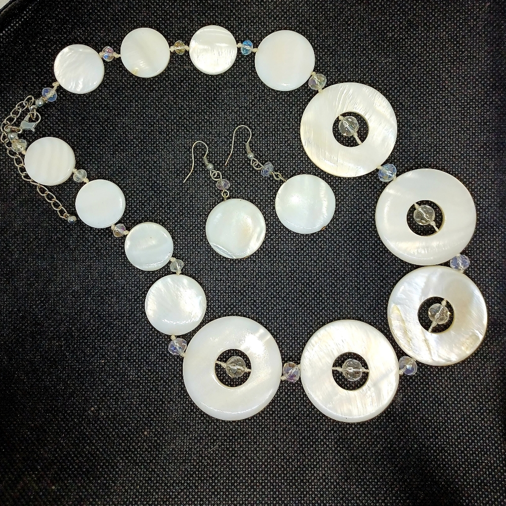 Vintage Mother of Pearl Set swarovski